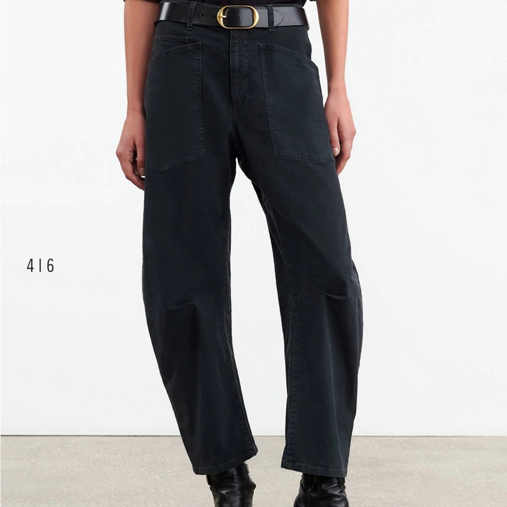 Nili Lotan Shon Pants in Carbon